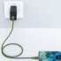 Фото #8 товара Kabel przewód USB-C 60W 20V 3A 1.2m zielony oliwkowy