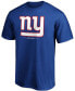 Фото #3 товара Men's Royal New York Giants Team Lockup Logo T-shirt