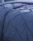 Фото #6 товара Pintuck 3 Piece Duvet Cover and Sham Set, King/California King