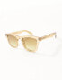 Spitfire cut ninety one square sunglasses in tan