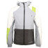 Фото #1 товара Diadora Bright Be One Full Zip Running Jacket Mens Grey Casual Athletic Outerwea
