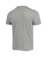 Фото #4 товара Men's Heathered Gray Arizona Cardinals Helmet T-shirt