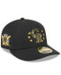 ფოტო #1 პროდუქტის Men's Black Colorado Rockies 2024 Armed Forces Day Low Profile 59FIFTY Fitted Hat