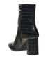 H Halston Women's Ella Heeled Croco Boots