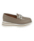 ფოტო #2 პროდუქტის Women's Geneva Chain Slip On Platform Loafers