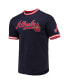 ფოტო #4 პროდუქტის Men's Navy Atlanta Braves Team T-shirt