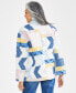 Фото #2 товара Women's Patchwork Quilted Open-Front Jacket, Created for Macy's