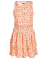 Big Girls Cherry-Print Smocked Dress, Created for Macy's