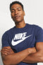 Фото #2 товара Sportswear Futura Swoosh Logo Tee T Shirt Unisex Baskılı Tişört Lacivert