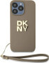 Фото #2 товара DKNY DKNY Wrist Strap Stock Logo - Etui iPhone 15 Pro Max (beżowy)