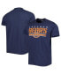 Фото #1 товара Men's Navy Chicago Bears Logo Team Stripe T-Shirt
