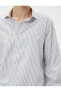 Basic Gömlek Klasik Yaka Uzun Kollu Düğmeli Pamuklu Non Iron