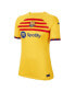 ფოტო #3 პროდუქტის Women's Yellow Barcelona 2022/23 Fourth Breathe Stadium Replica jersey