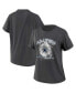ფოტო #1 პროდუქტის Women's Charcoal Dallas Cowboys Boyfriend T-shirt