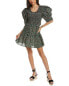 Фото #1 товара Платье женское SEA NY Lilly Print Smocked Dress