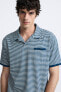 STRIPED JACQUARD POLO SHIRT