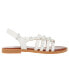 Фото #2 товара Big Girl's Braid Strappy Sandal with Rhinestones Polyurethane Sandals