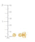 ფოტო #5 პროდუქტის 2 Pc. Set Polished Stud & Hoop Earrings in 14k Gold, 3/4 inch Hoop