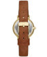 Фото #2 товара Часы Folio Women's Brown Polyurethane Watch 26mm