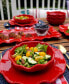 Perlette Red 2-Pc. Platter Set