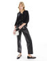 Фото #4 товара Vero Moda button down shirt with pocket detail in black