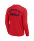 Men's and Women's Red Washington Capitals Super Soft Long Sleeve T-shirt