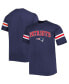 ფოტო #1 პროდუქტის Men's Navy New England Patriots Big and Tall Arm Stripe T-shirt