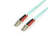Фото #3 товара Fiber Optic Cable - 10 Gb Aqua - Multimode Duplex 50/125 - LSZH - LC/LC - 2 m~2m (6ft) LC/UPC to LC/UPC OM3 Multimode Fiber Optic Cable - Full Duplex 50/125µm Zipcord Fiber - 100G Networks - LOMMF/VCSEL -