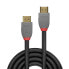 Фото #5 товара Lindy 2m Ultra High Speed HDMI Cable - Anthra Line - 2 m - HDMI Type A (Standard) - HDMI Type A (Standard) - 3D - 48 Gbit/s - Black