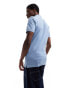 Calvin Klein Jeans small logo polo shirt in faded blue