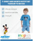 Lion King Mickey Mouse Cars T-Shirt and Shorts Outfit Set Toddler to Big Kid Sizes (2T - 10-12)