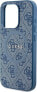 Guess Guess GUHMP14LG4GFRB iPhone 14 Pro 6.1" niebieski/blue hardcase 4G Collection Leather Metal Logo MagSafe - фото #6