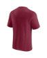 Фото #4 товара Men's Burgundy, Heathered Gray Washington Football Team Colorblock T-shirt