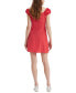 Фото #2 товара Women's Clementine Printed Cap-Sleeve Dress