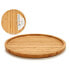 поднос для закусок Коричневый Бамбук 24,7 x 1,5 x 24,7 cm (12 штук)