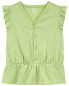 Фото #6 товара Kid Button-Front Flutter Top 4