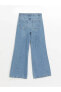 Фото #7 товара LCW Jeans Wideleg Yırtık Detaylı Kadın Jean Pantolon