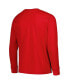 Big Boys Red Washington Capitals Throwback Logo Long Sleeve T-shirt