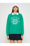 Oversize Sweatshirt Polo Yaka