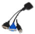Фото #1 товара Supermicro KVM/SUVI - 0.115 m - USB - USB - VGA - Multicolour - Black - RS-232
