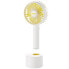 UNOLD Breezy Swing - Household blade fan - White - Table - 120° - Buttons - Battery