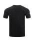 ფოტო #2 პროდუქტის Men's Black Minnesota Wild Wordmark T-Shirt