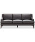 Фото #3 товара Collyn 83" Modern Leather Sofa, Created for Macy's