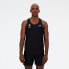 Фото #1 товара New Balance Men's NYC Marathon Q Speed Jacquard Singlet Black Size M