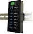 Фото #1 товара Exsys EX-1187HMVS - USB 3.2 Gen 1 (3.1 Gen 1) Type-A - 5000 Mbit/s - Black - Metal - CE / FCC / RoHS / WEEE - 40 V