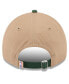 Фото #2 товара Men's Tan/Hunter Green Milwaukee Bucks 2024 NBA Draft 9TWENTY Adjustable Hat