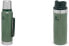 Фото #1 товара Stanley Classic Legendary Thermos Flask 1 Litre Hammertone Green - Stainless Steel Thermos Flask - BPA-Free - Thermos Keeps Hot for 24 Hours - Lid Also Works as a Drinking Cup - Dishwasher Safe