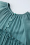 Фото #4 товара Платье с пуговицами ZARA