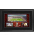 Фото #1 товара Chicago Bears Framed 10" x 18" Stadium Panoramic Collage with Game-Used Football - Limited Edition of 500