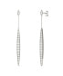 ფოტო #1 პროდუქტის Moissanite Drop Earrings 1 ct. t.w. Diamond Equivalent in 14k White Gold